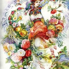 Схема вышивки «leto»