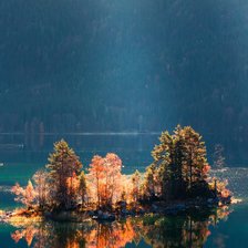 Схема вышивки «Озеро»