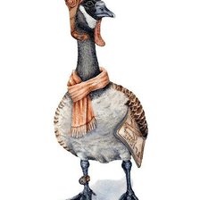 Схема вышивки «Гусик»