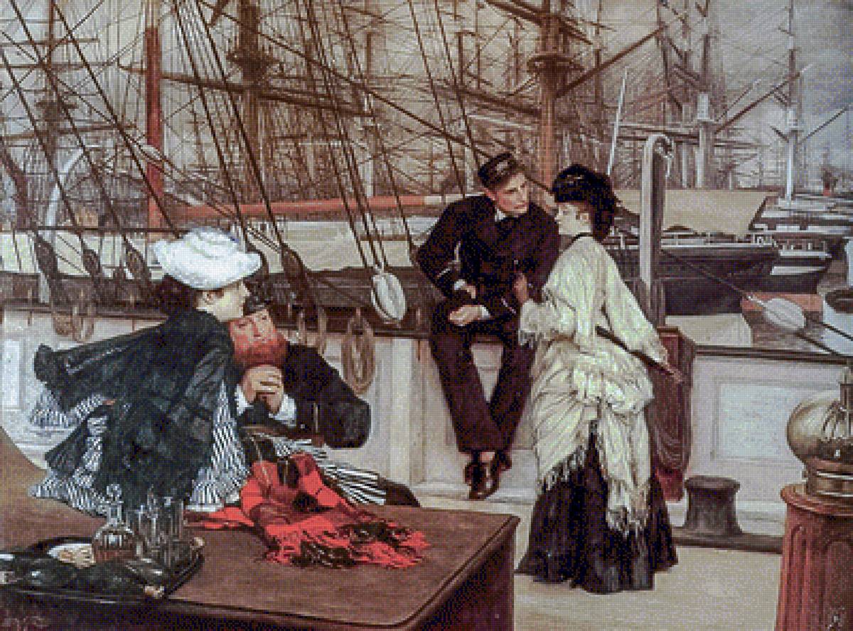 The Captain and the Mate. - james tissot painter.scenarys.people. - предпросмотр