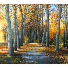 Схема вышивки «Осенний пейзаж.»