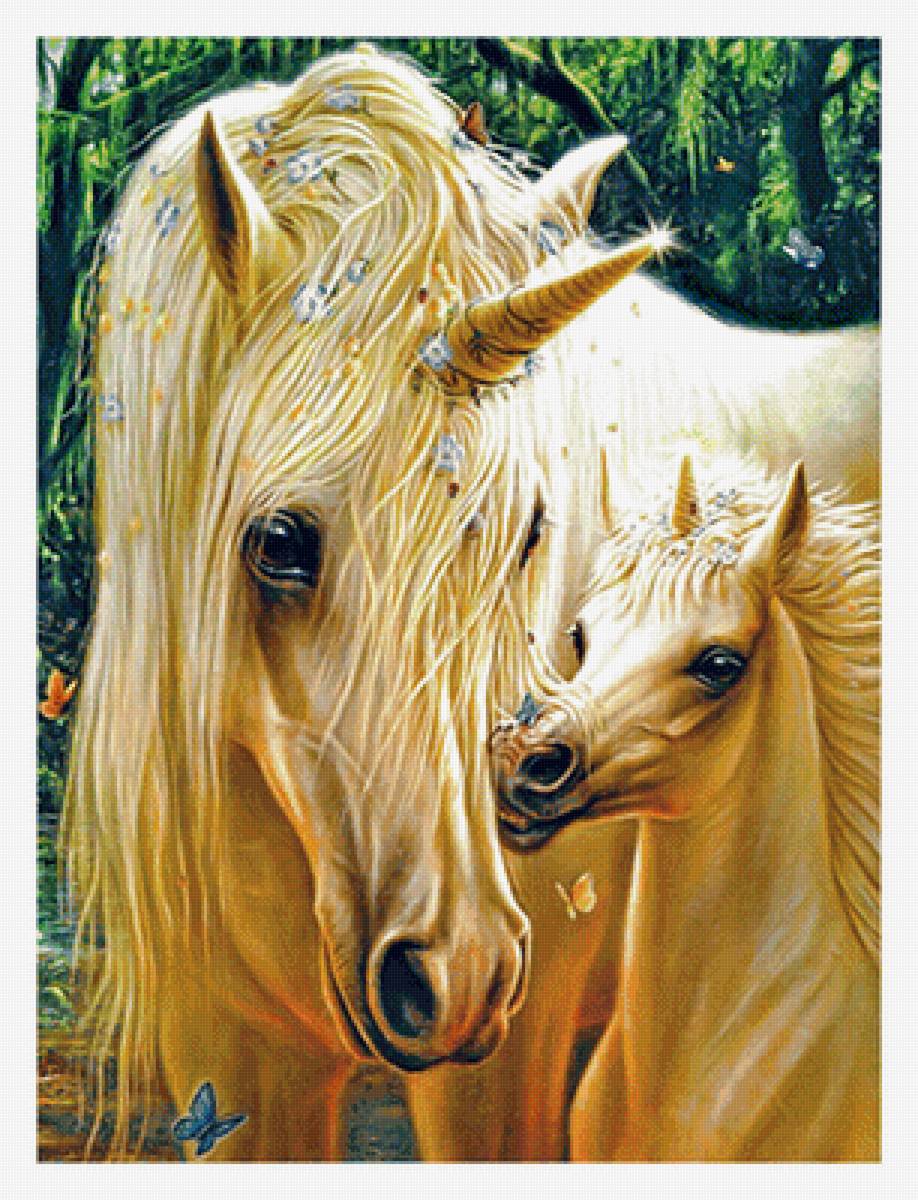 Серия "Фэнтези". Единороги - единороги, фэнтези - предпросмотр