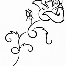 Схема вышивки «Розочка»