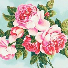 Схема вышивки «Розы»