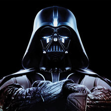 Схема вышивки «Дарт Вейдер»