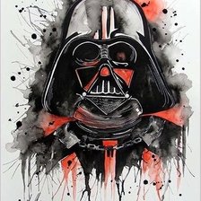 Схема вышивки «Дарт Вейдер»
