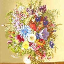 Схема вышивки «Букет»