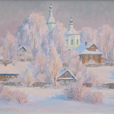 Схема вышивки «Мороз и солнце. Чердаков»