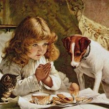 Схема вышивки «Утренняя молитва»