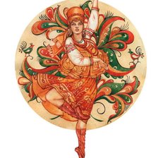 Схема вышивки «Серия "Русские ремесла". Ракульская роспись.»