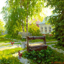 Схема вышивки «Картина Виктории Левиной»