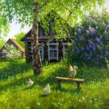 Схема вышивки «Картина Виктории Левиной»