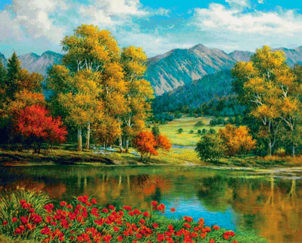 Природа - вода, природа, пейзаж - предпросмотр