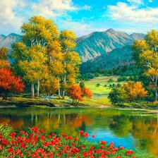 Схема вышивки «Природа»