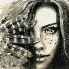 Схема вышивки «Брызги»