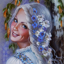 Схема вышивки «Леля - богиня весны.»