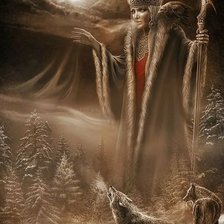 Схема вышивки «Мара - богиня жатвы, плодородия и смерти.»