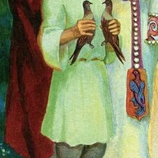 Схема вышивки «Дид - бог долгих семейных отношений.»