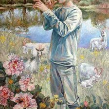 Схема вышивки «Лель - бог любовной страсти.»