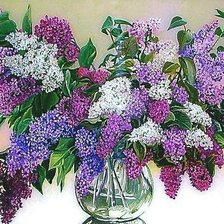 Схема вышивки «Сиреневое чудо»