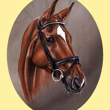 Схема вышивки «Серия "Кони"»