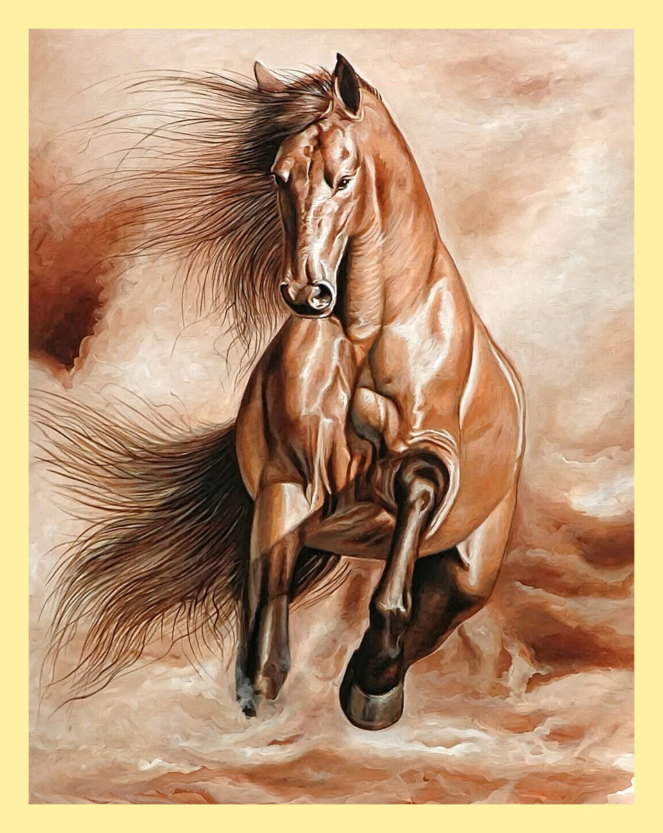 Серия "Кони" - кони, животные - оригинал