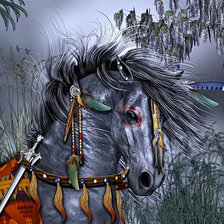 Схема вышивки «Серия "Кони"»