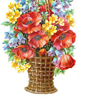 Схема вышивки «Винтажные цветы»