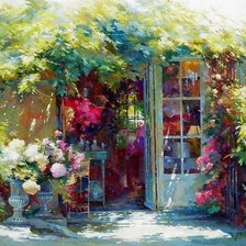 Схема вышивки «вход»