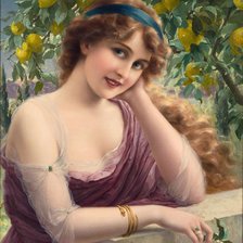 Схема вышивки «dama»