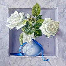 Схема вышивки «Серия "Букет". Розы»