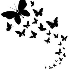 Схема вышивки «Бабочки»