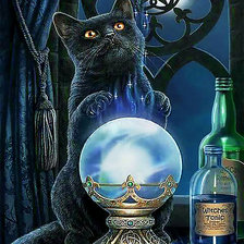 Схема вышивки «Predictor Cat»