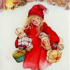 Схема вышивки «Подарочки»