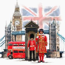 Схема вышивки «Лондон»