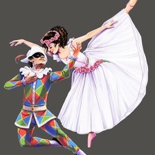 Схема вышивки «Балет»