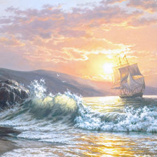 Схема вышивки «Морская тема»