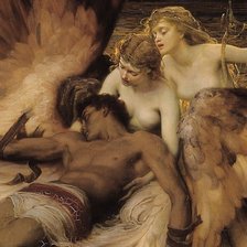 Схема вышивки «Падение Икара»