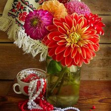 Схема вышивки «цветы»