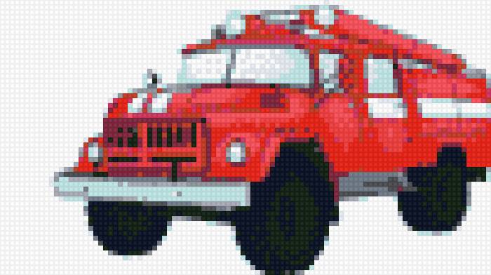 Пожарная машина - предпросмотр