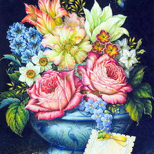 Схема вышивки «Прекрасный букет»