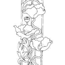 Схема вышивки «Ветраж»