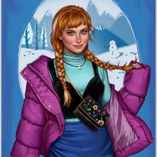 Схема вышивки «Anna»