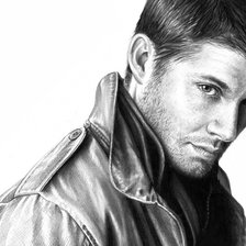 Схема вышивки «Дин Винчестер ,Сверхъестественное»