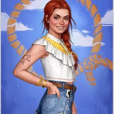 Схема вышивки «Jessie»