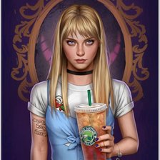 Схема вышивки «Alice»