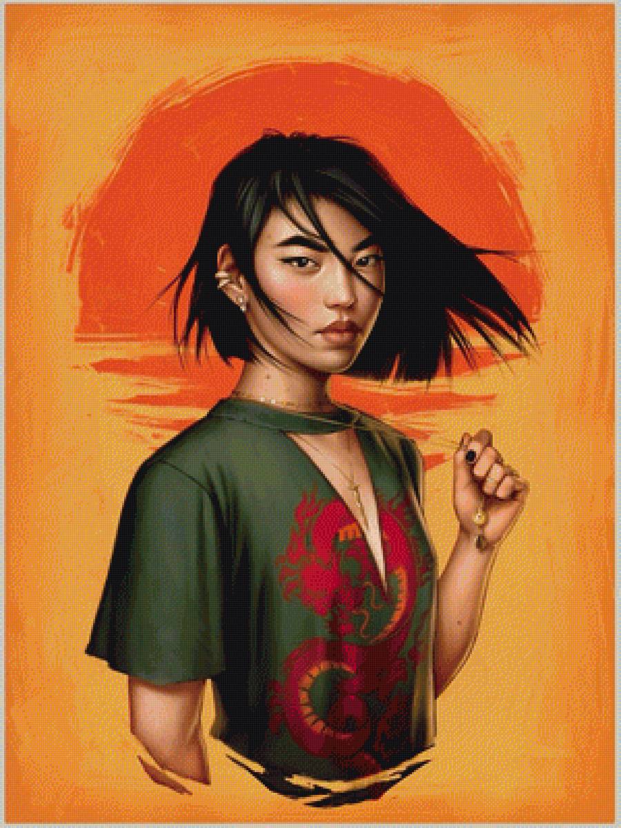 Mulan - современные принцессы - предпросмотр