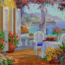 Схема вышивки «Райское место»