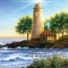 Схема вышивки «маяк»