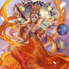 Схема вышивки «Goddess of Time»